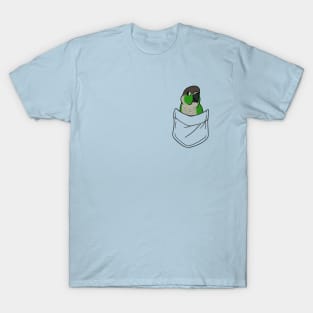 Pocket green Cheeked Conure T-Shirt